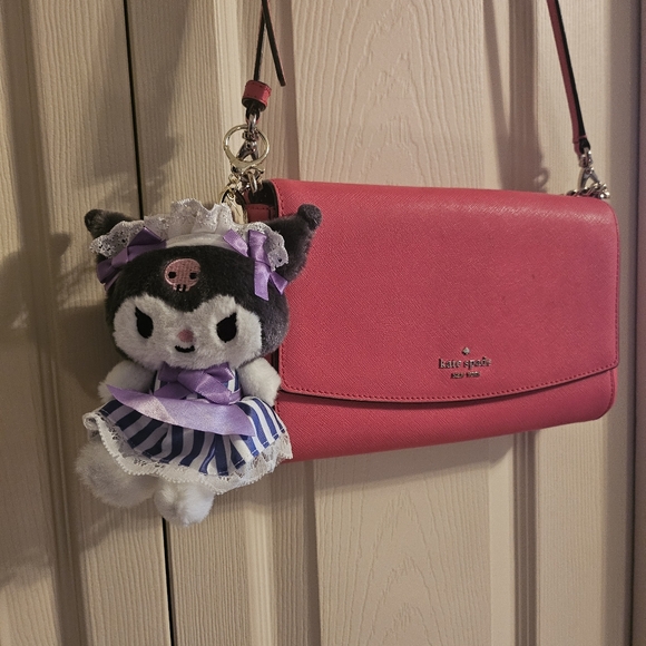 Sanrio Hello kitty plush keychain Kuromi plush keychain maid - Picture 2 of 2
